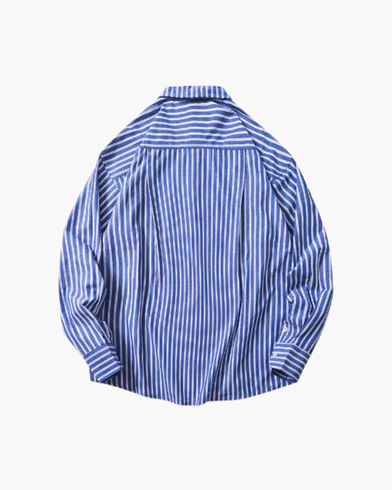 LeClub™ | Oversized Striped Shirt