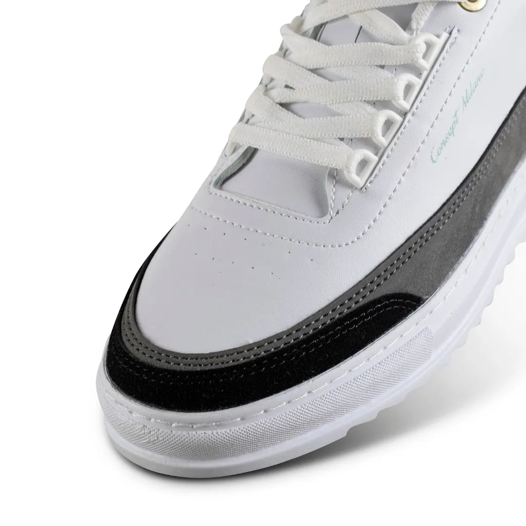 LeClub™ | Baskets en cuir mélangé