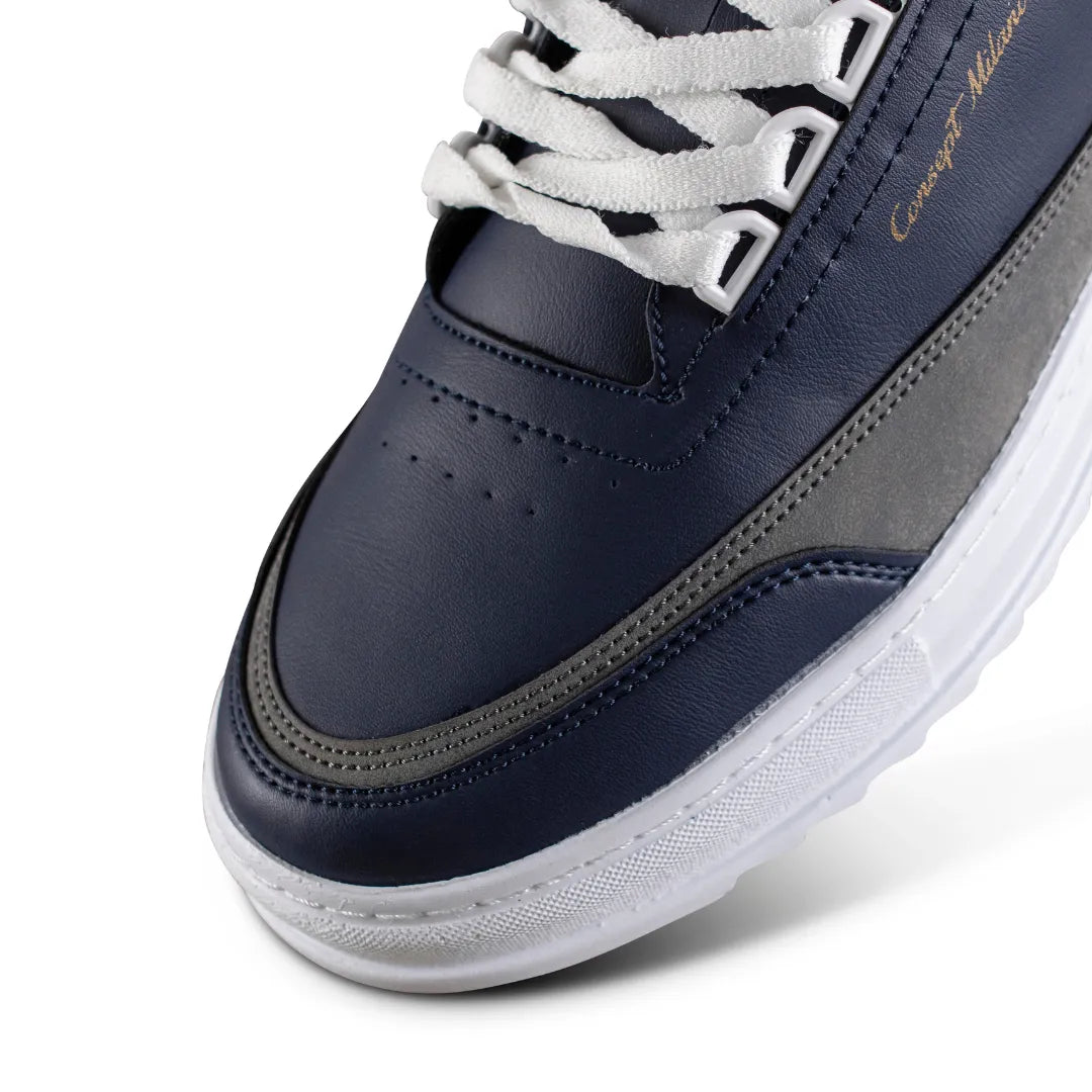 LeClub™ | Baskets en cuir mélangé