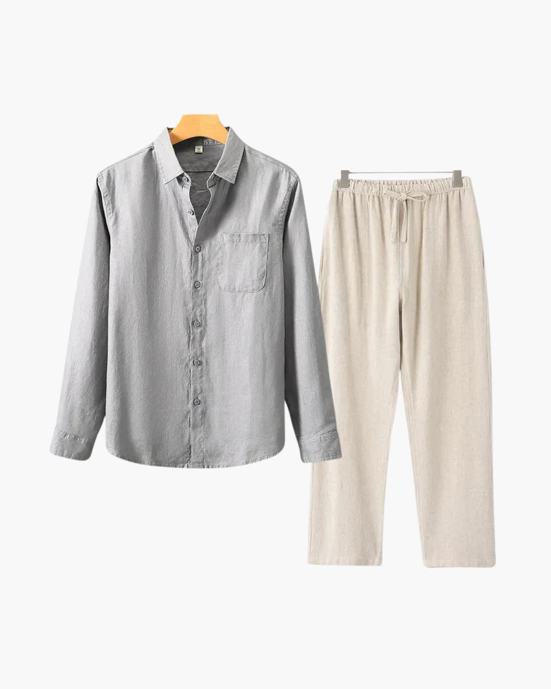 LeClub ™ | Linen Combo Longsleeve
