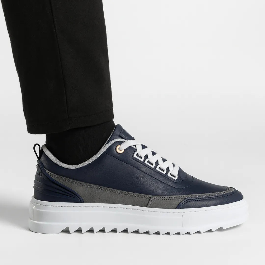 LeClub™ | Baskets en cuir mélangé