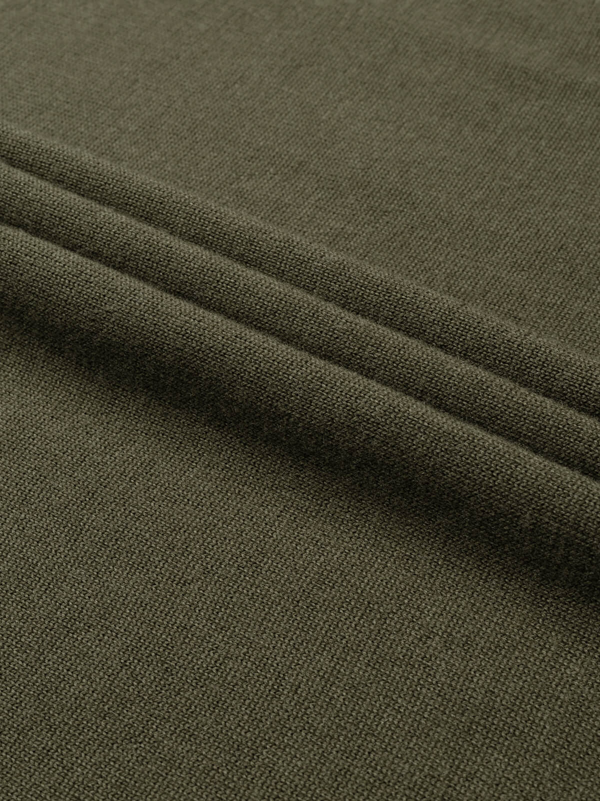 LeClub™ | Extrafine Merino Buttonless Polo Olive