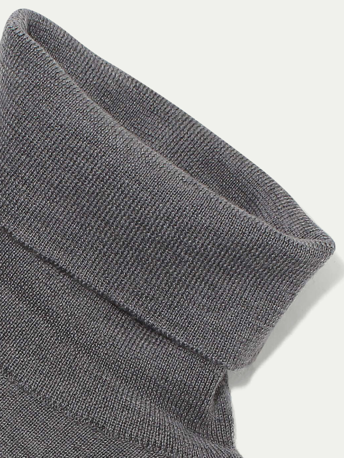 LeClub™ | Extrafine Merino Rollneck Dark Grey