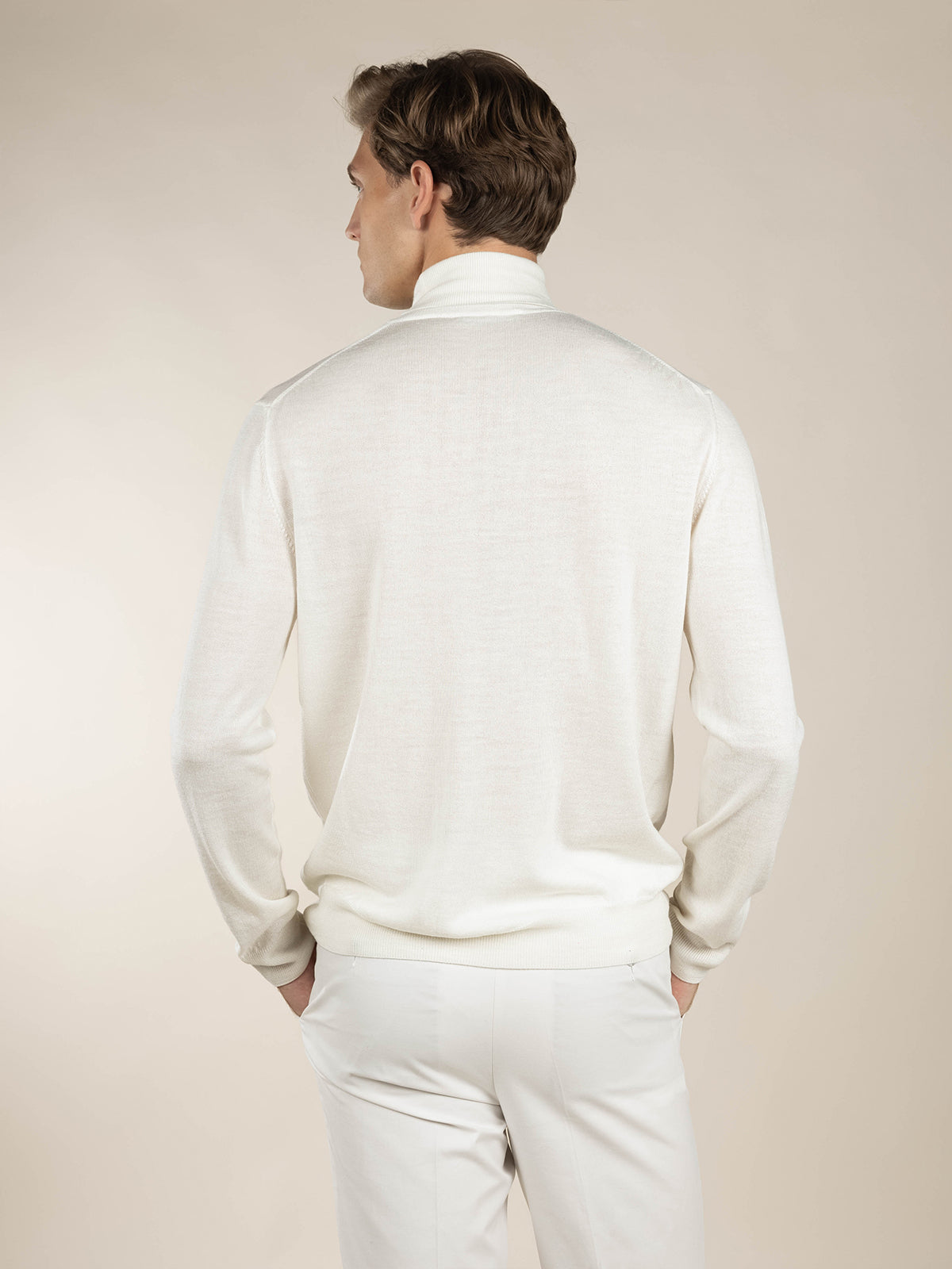LeClub™ | Extrafine Merino Rollneck Ivory