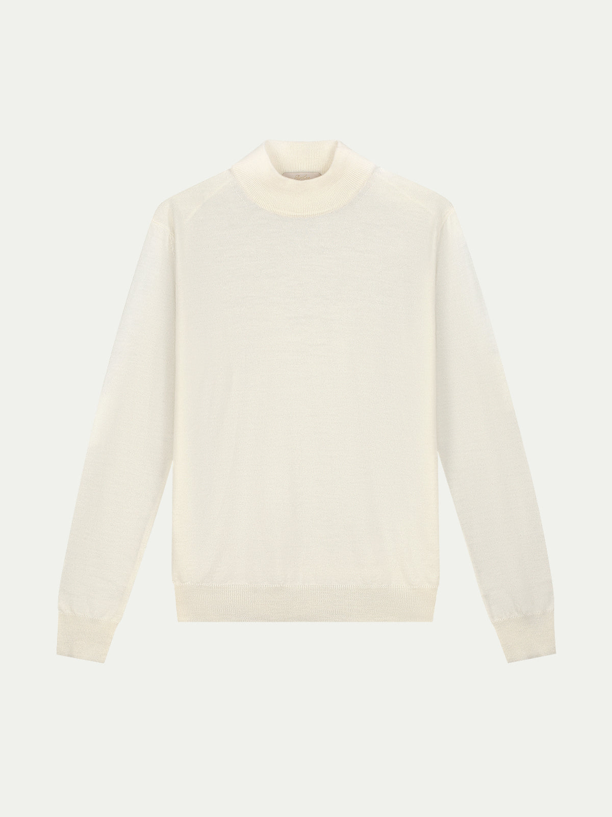 LeClub™ | Extrafine Merino Mockneck Ivory