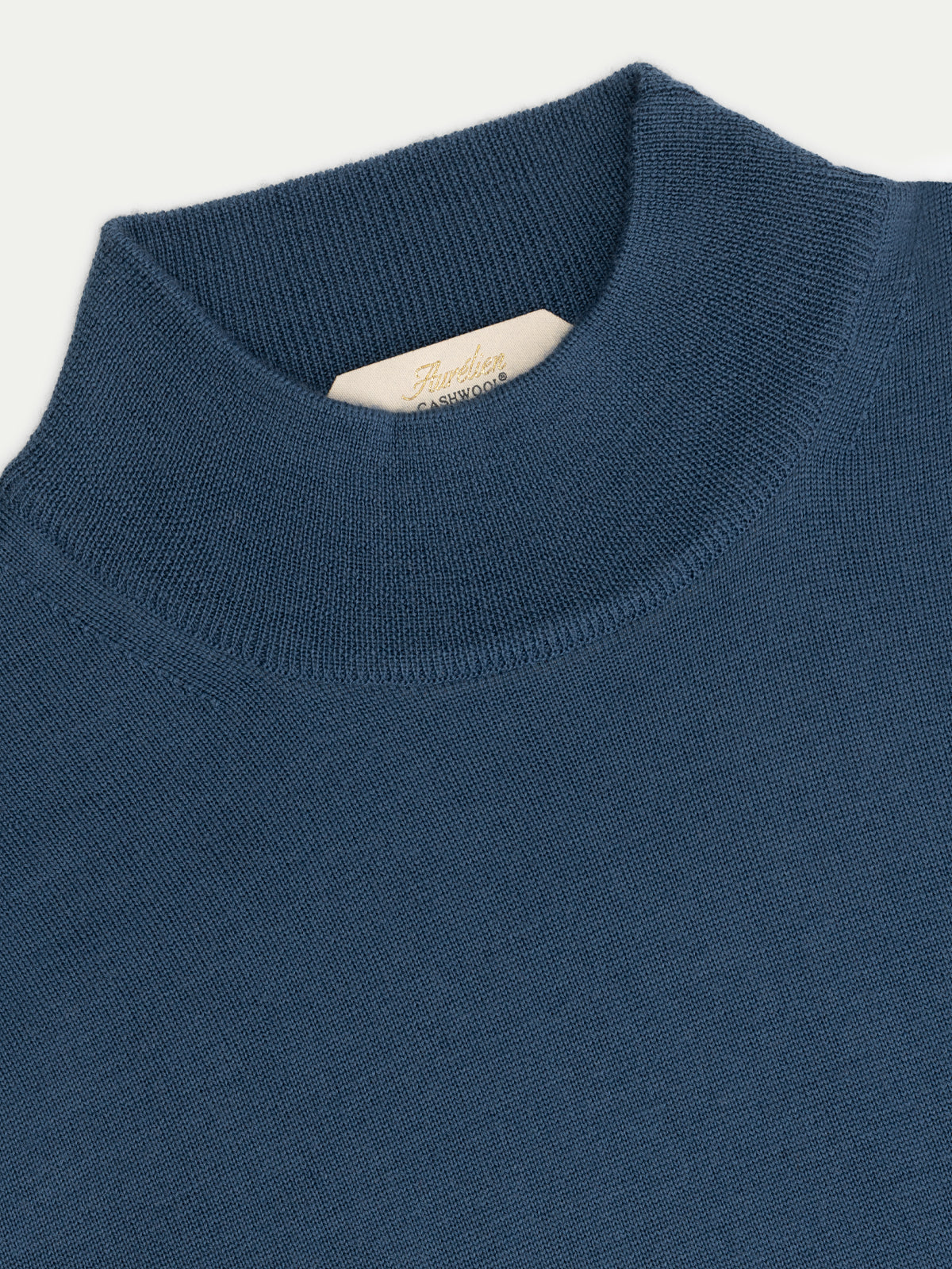LeClub™ | Extrafine Merino Mockneck Petrol