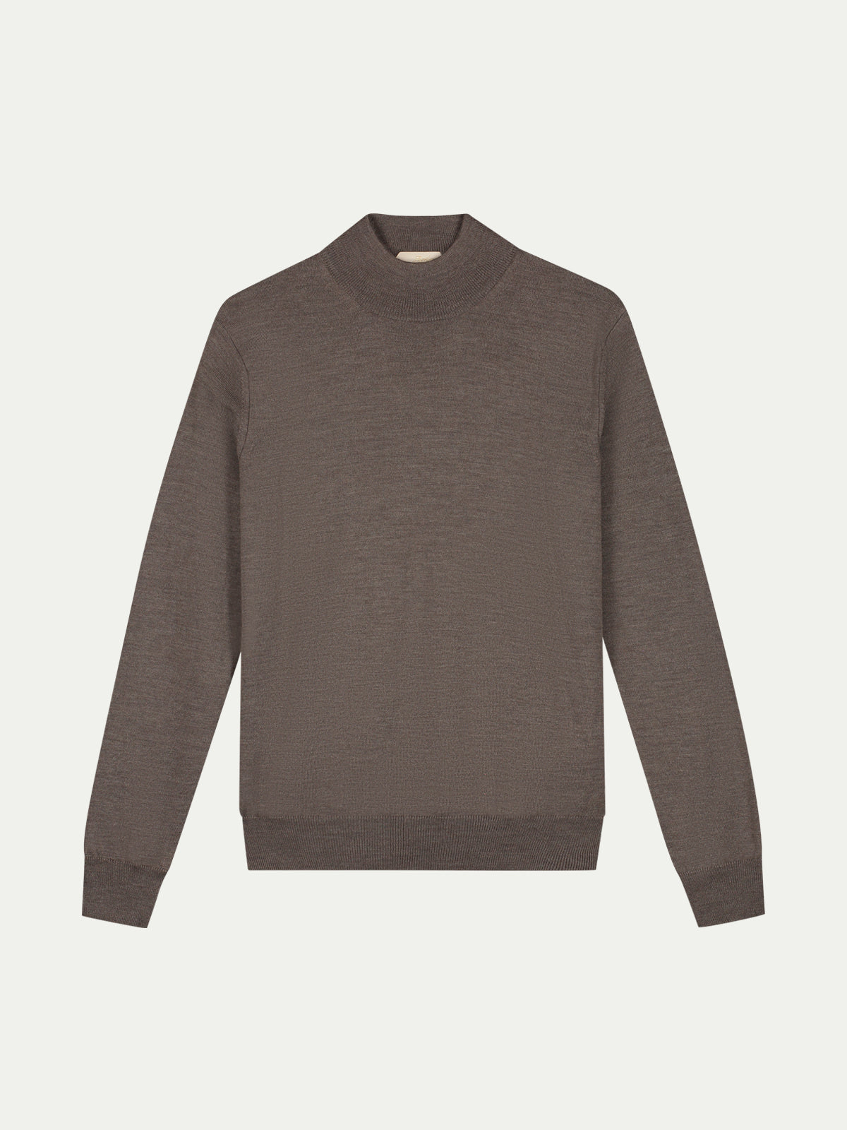 LeClub™ | Extrafine Merino Mockneck Ash Grey