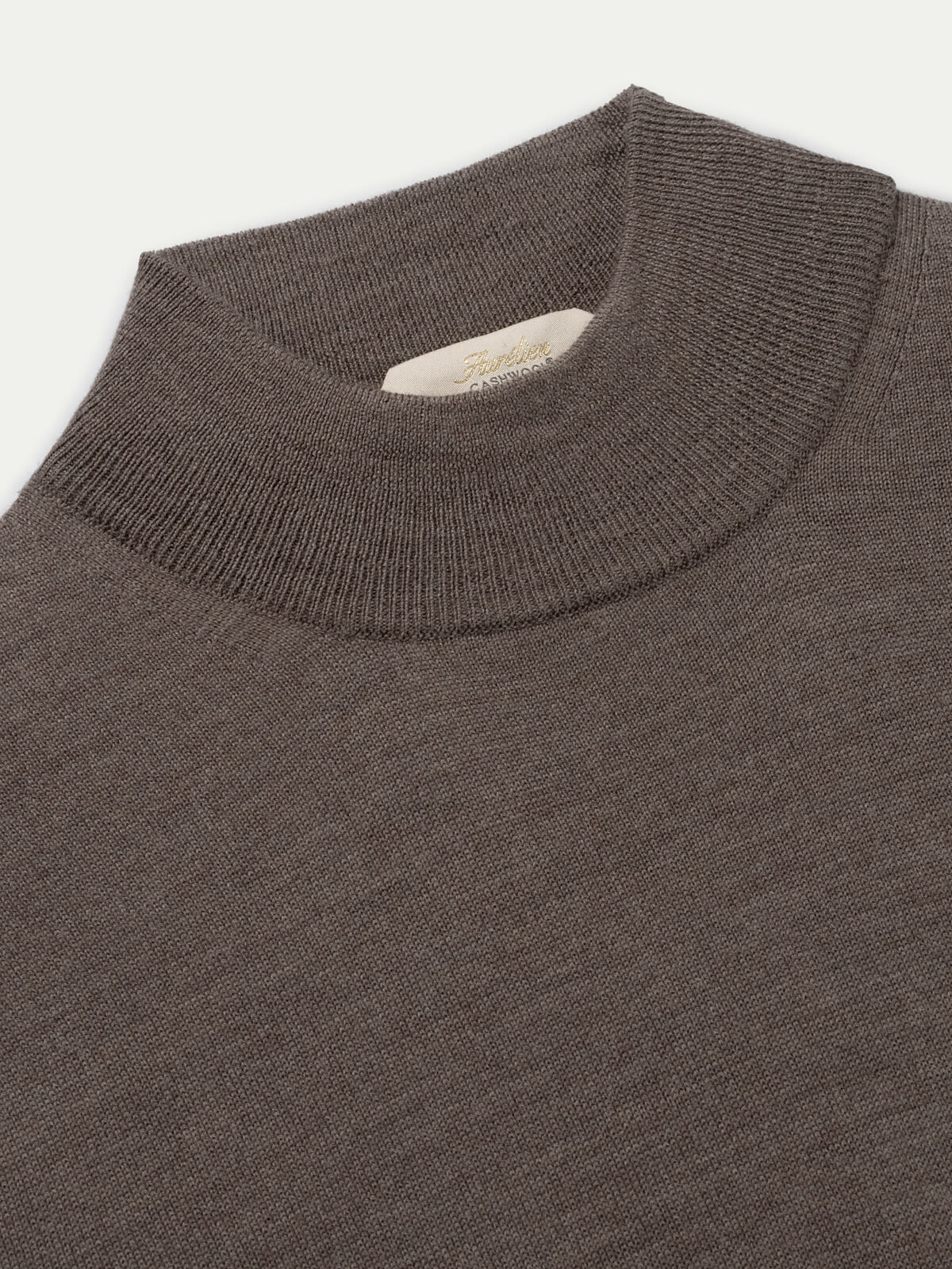LeClub™ | Extrafine Merino Mockneck Ash Grey