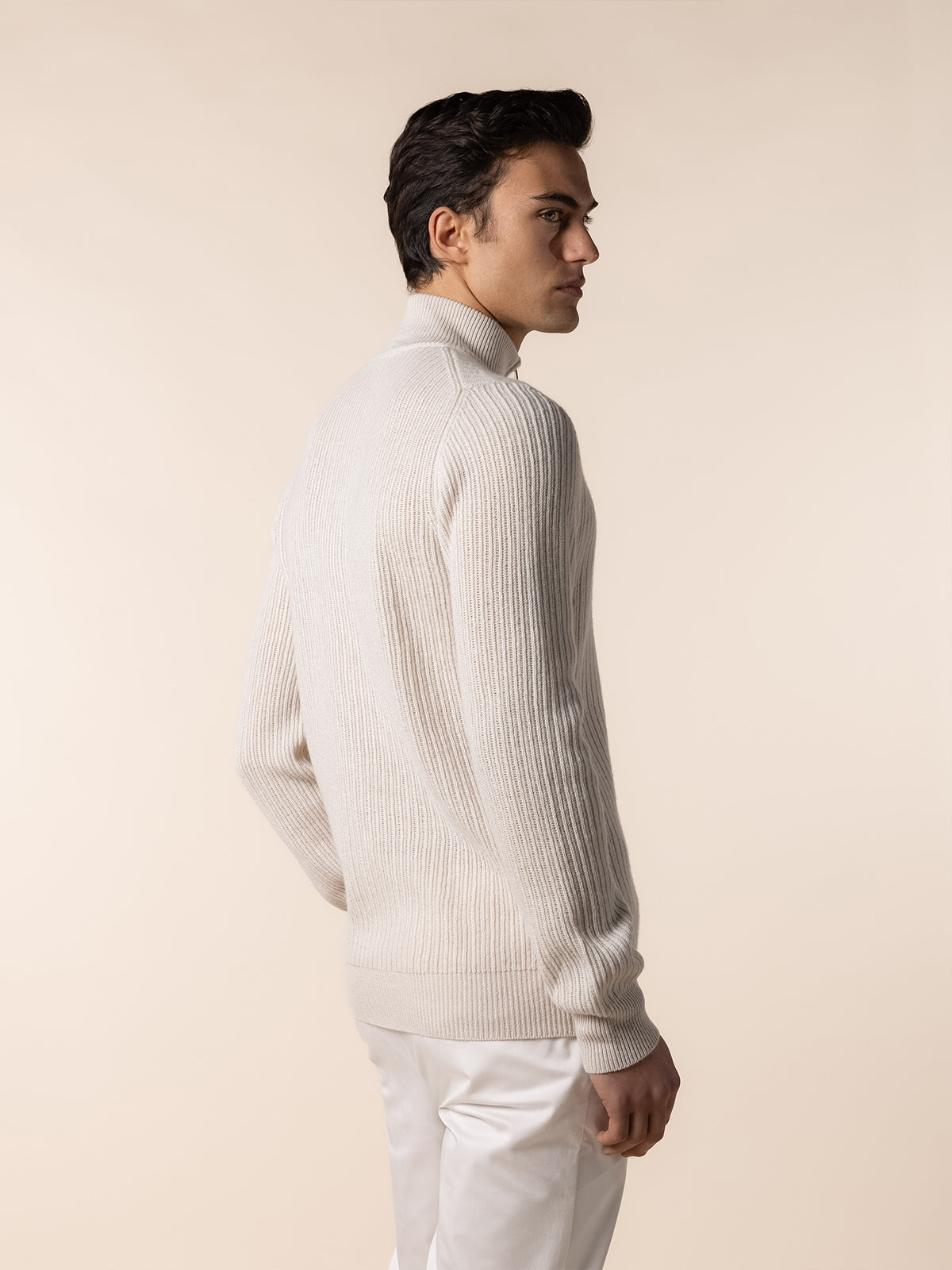 LeClub™ | Ecru Rib Vest