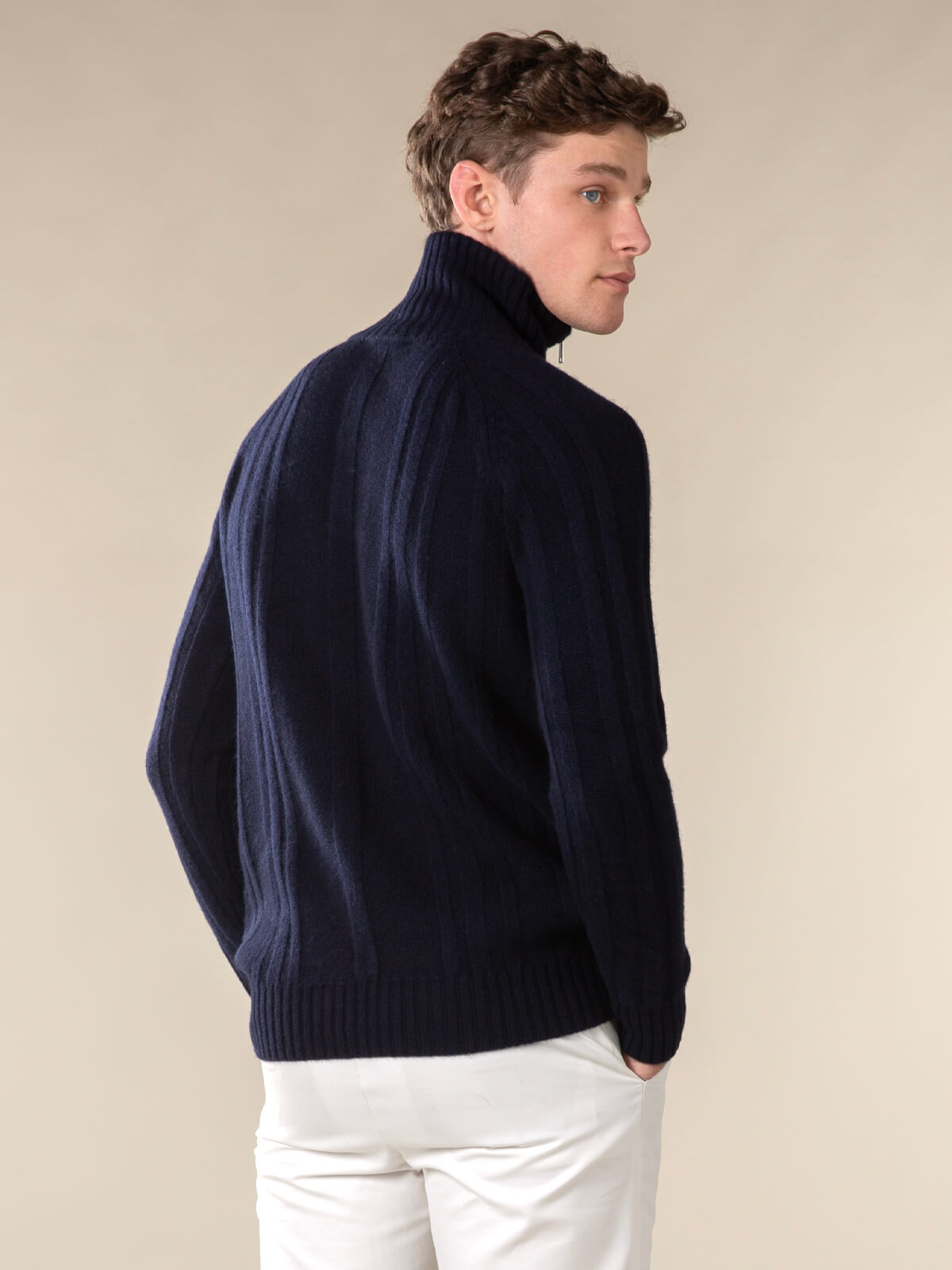 LeClub™ | Navy Wintertime Sweater