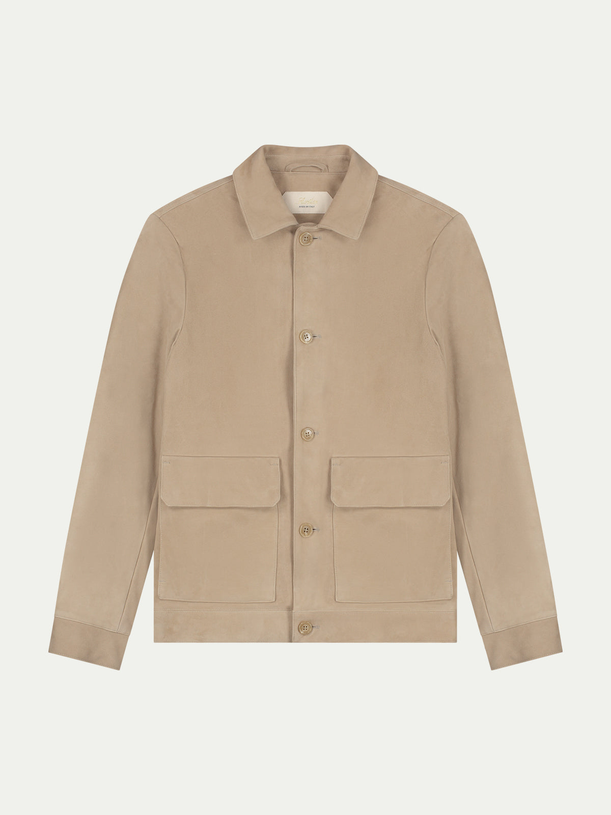 LeClub™ | Light Beige Suede Jacket