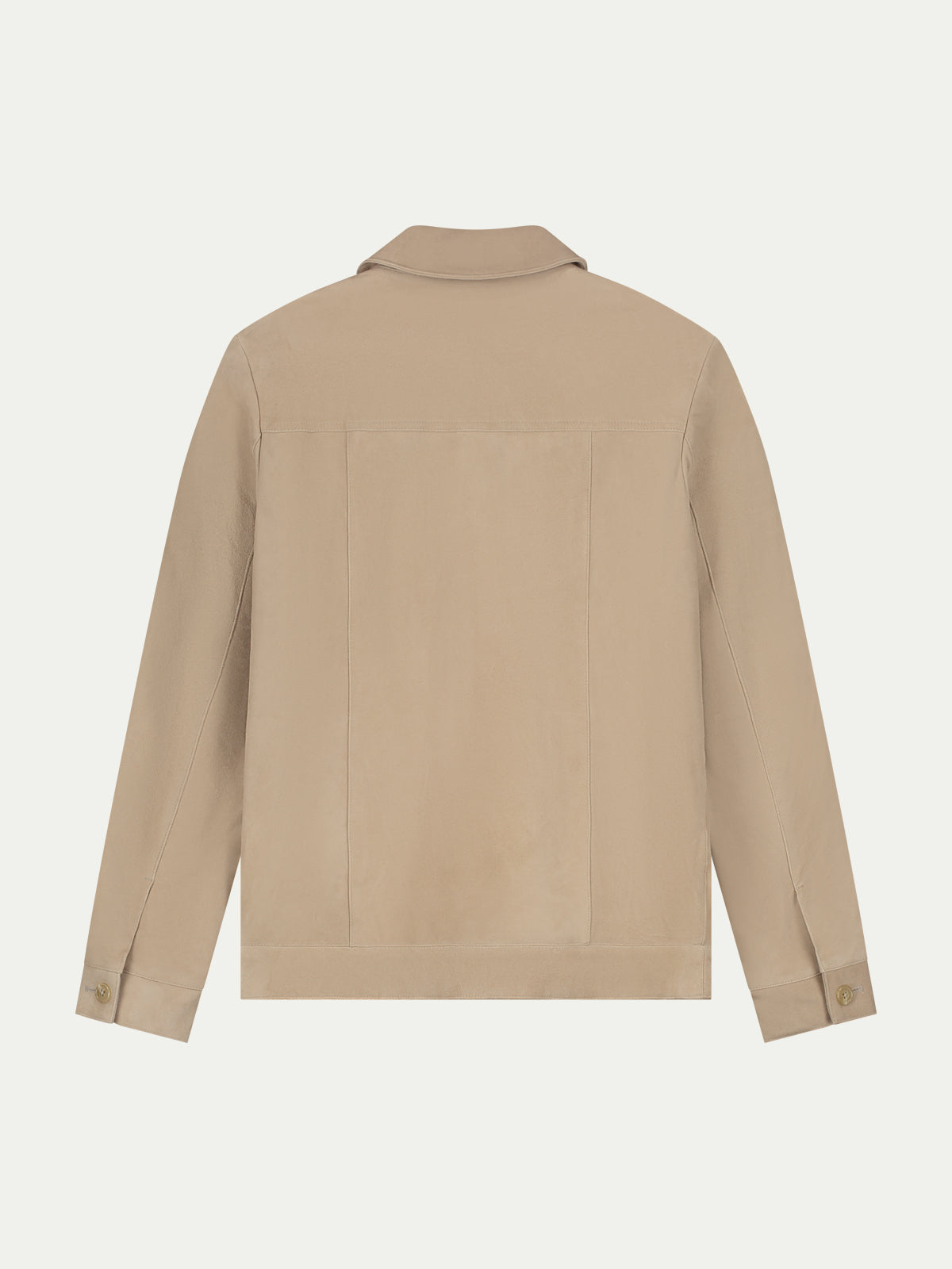 LeClub™ | Light Beige Suede Jacket