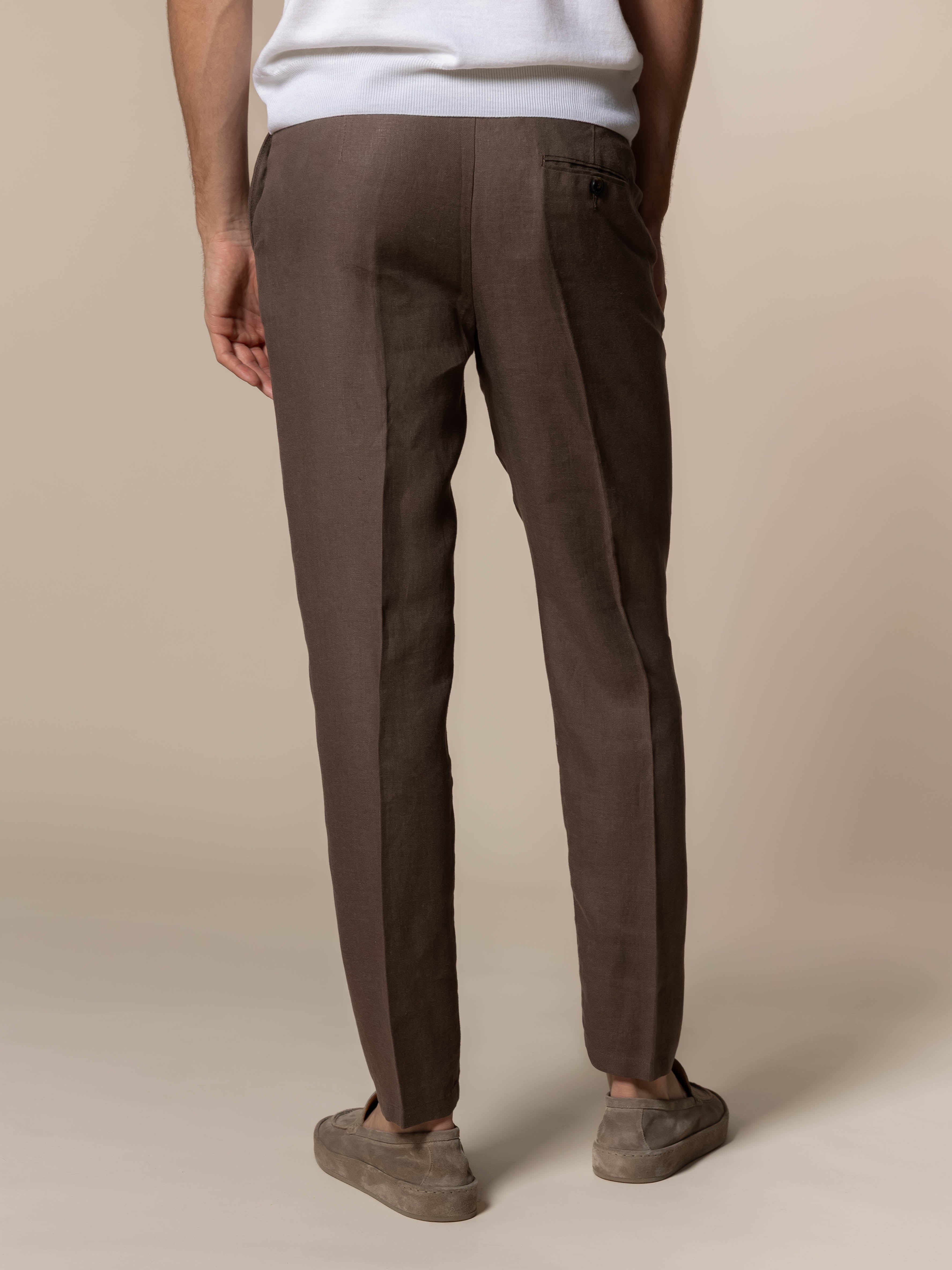LeClub™ | Ash Grey Linen Soleil Trousers