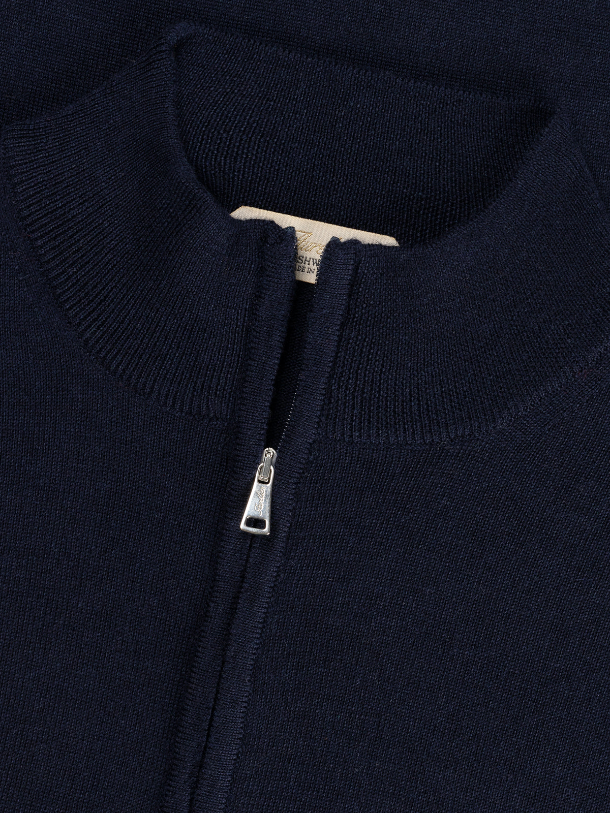 LeClub™ | Extrafine Merino Zipper Vest Navy