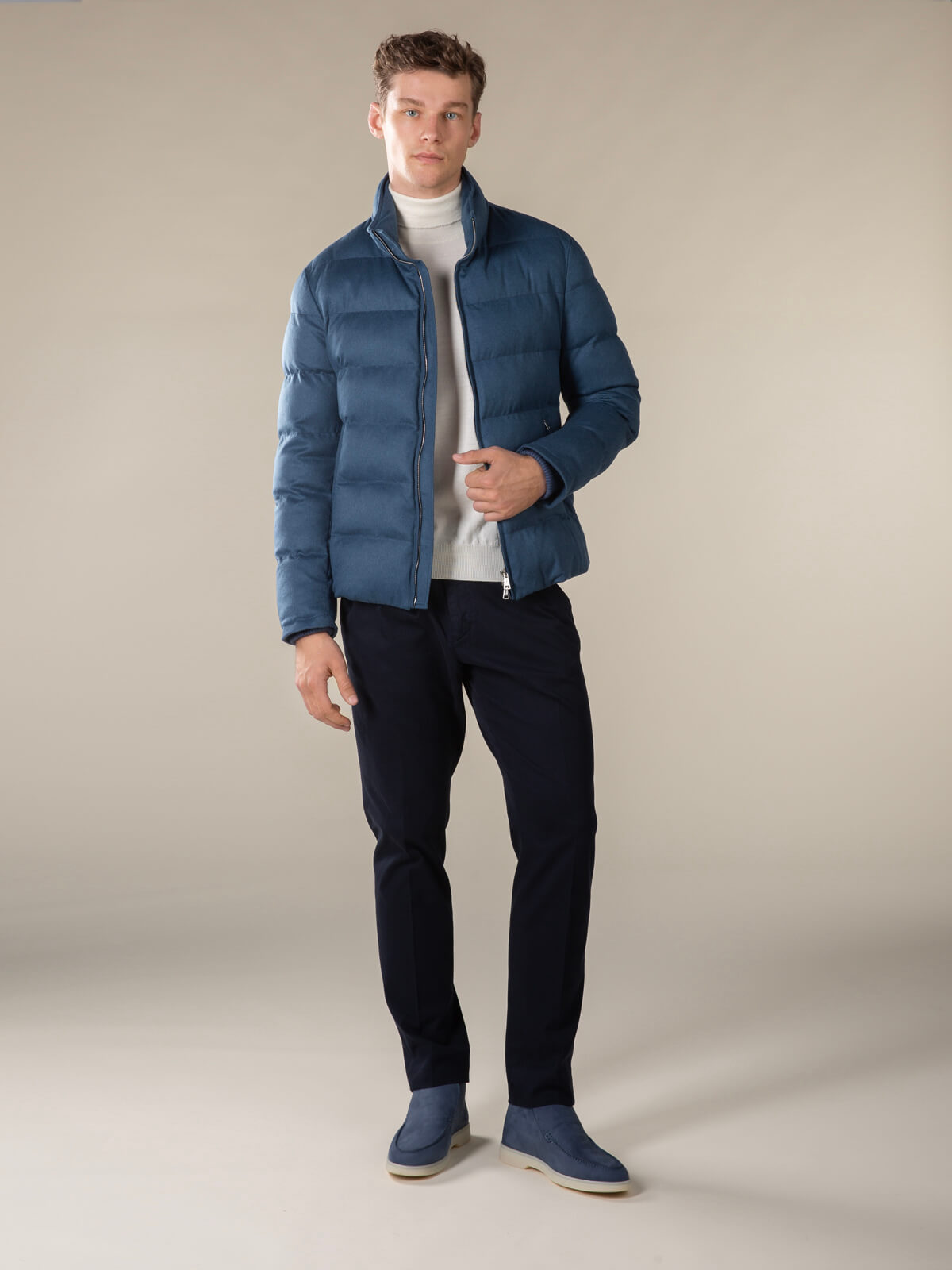 LeClub™ | Steel Blue AUR 1 Puffer Jacket