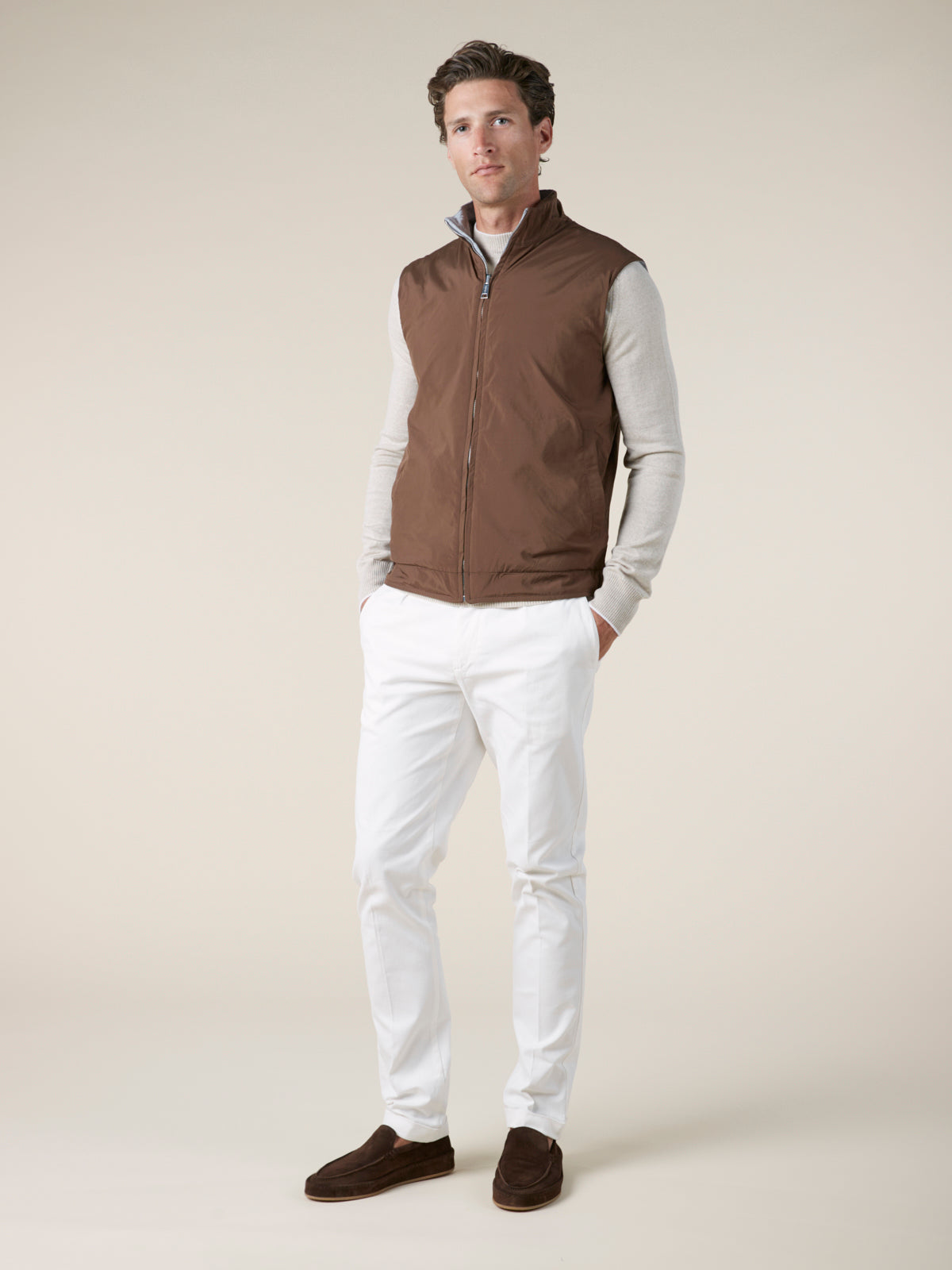 LeClub™ | Chocolate Reversible Resort Body Warmer