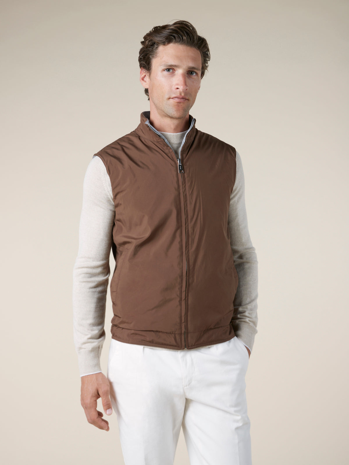 LeClub™ | Chocolate Reversible Resort Body Warmer