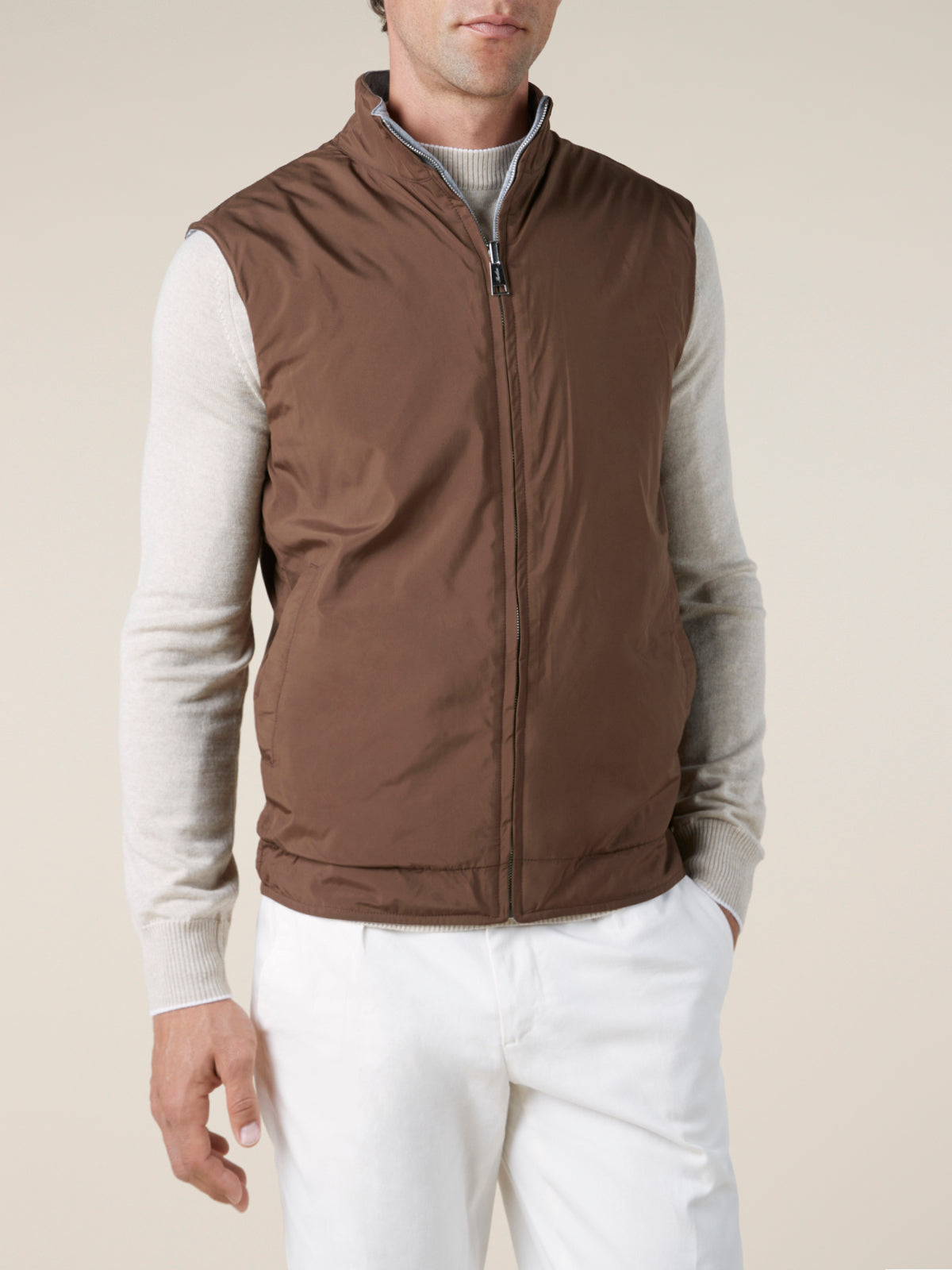 LeClub™ | Chocolate Reversible Resort Body Warmer