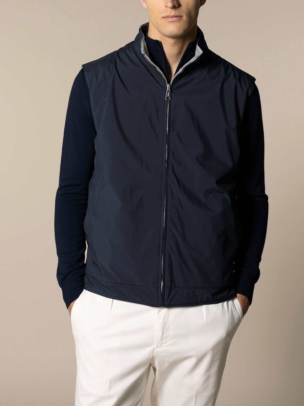 LeClub™ | Navy Reversible Resort Body Warmer