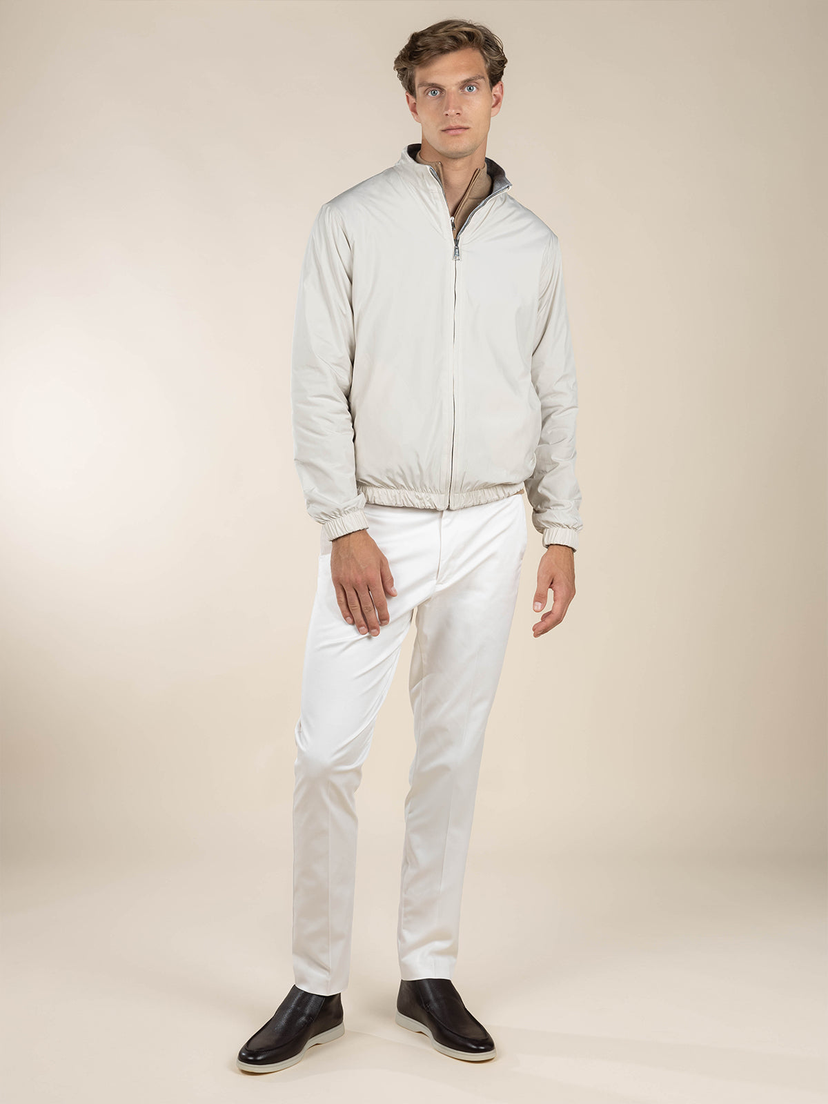 LeClub™ | Ecru Reversible Resort Jacket