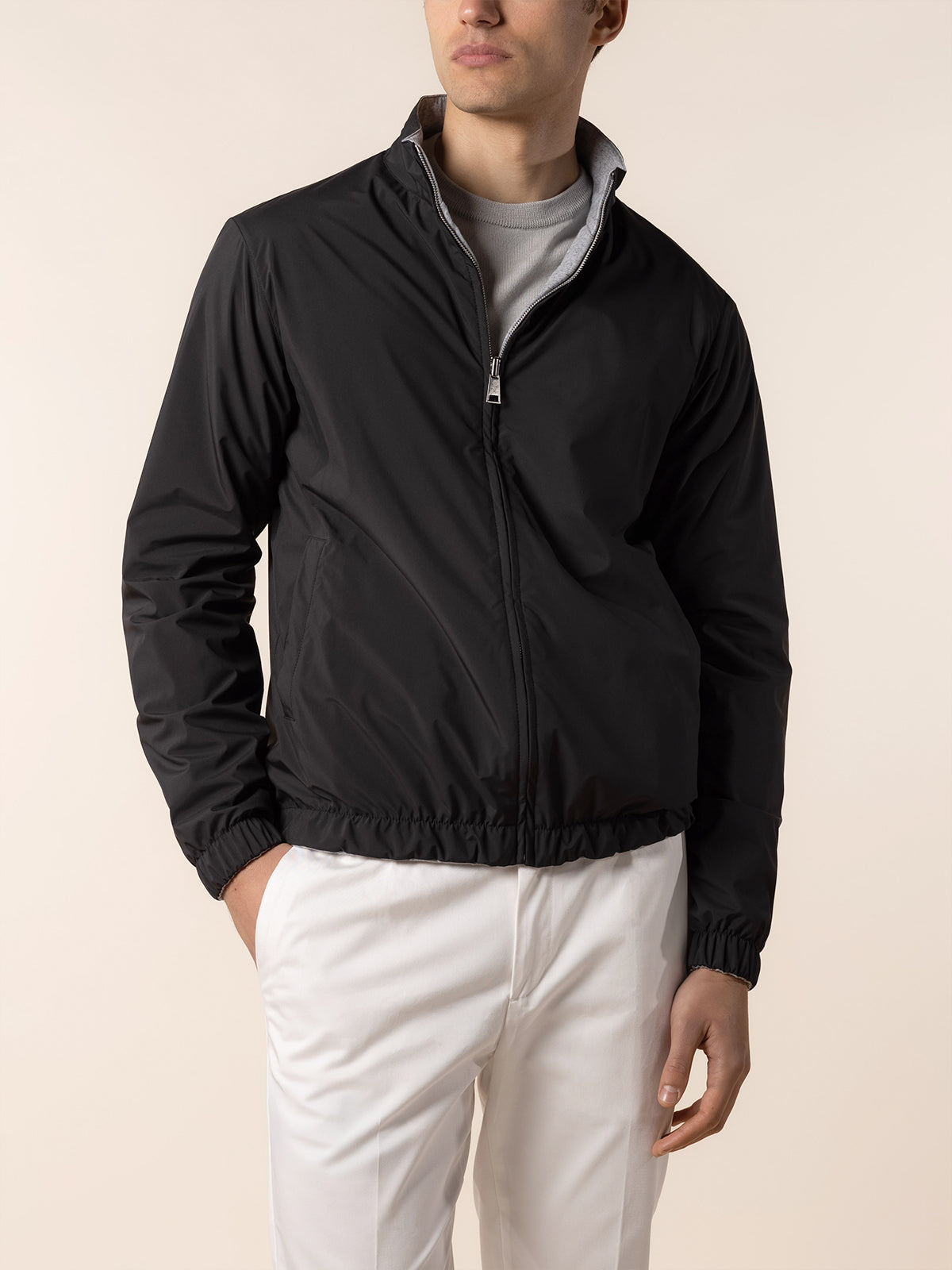 LeClub™ | Black Reversible Resort Jacket