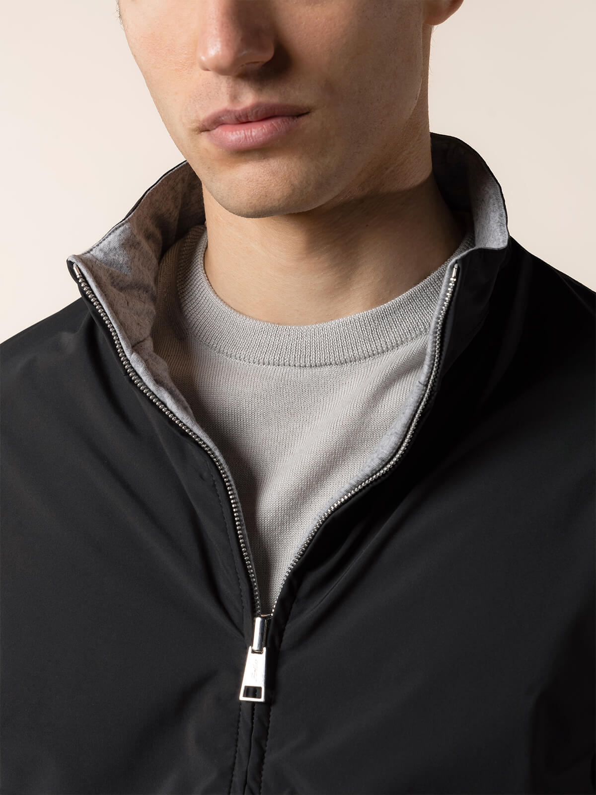 LeClub™ | Black Reversible Resort Jacket