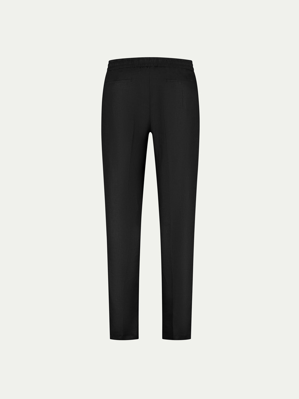 LeClub™ | Black Linen Seaside Trousers