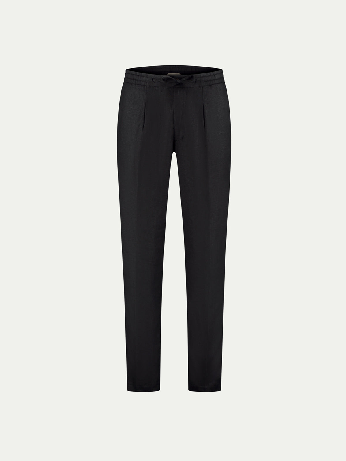 LeClub™ | Black Linen Seaside Trousers