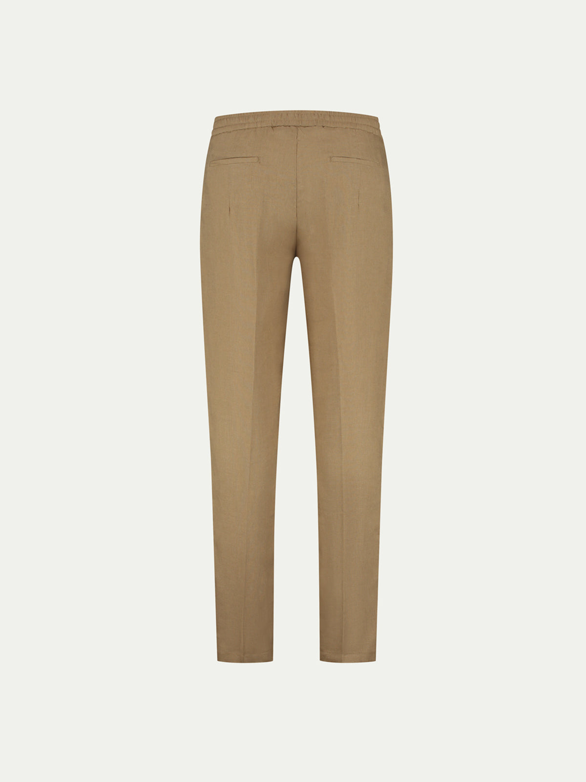 LeClub™ | Dark Taupe Linen Seaside Trousers