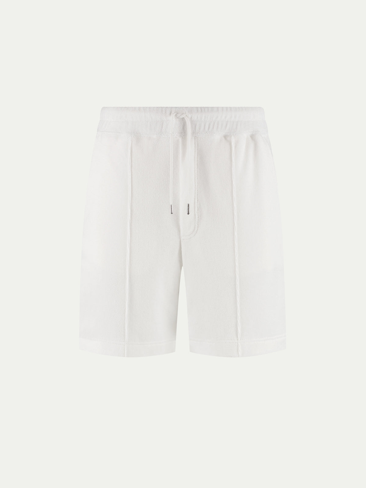 LeClub™ | White Terry Towelling  Shorts