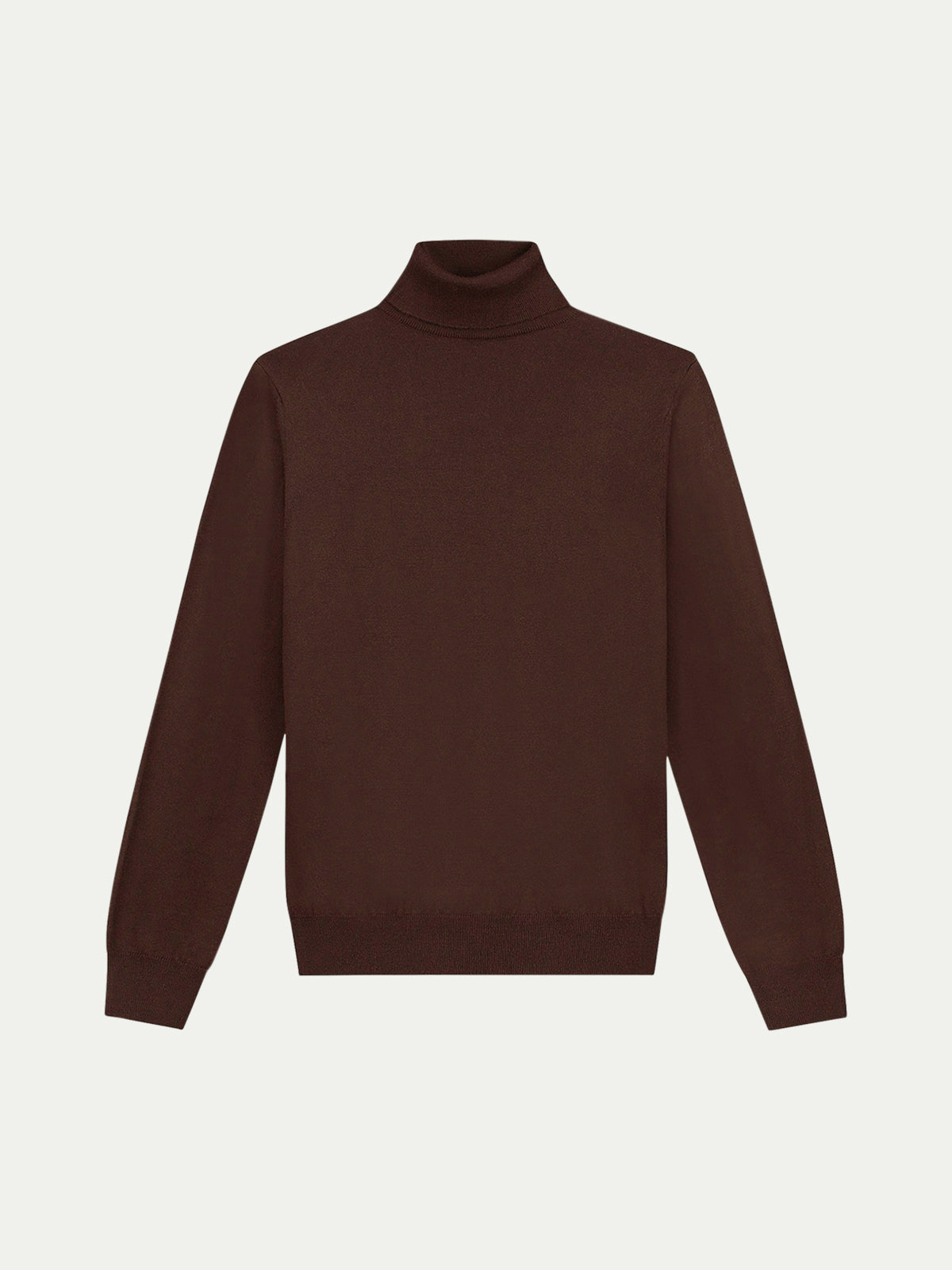 LeClub™ | Extrafine Merino Rollneck Brown