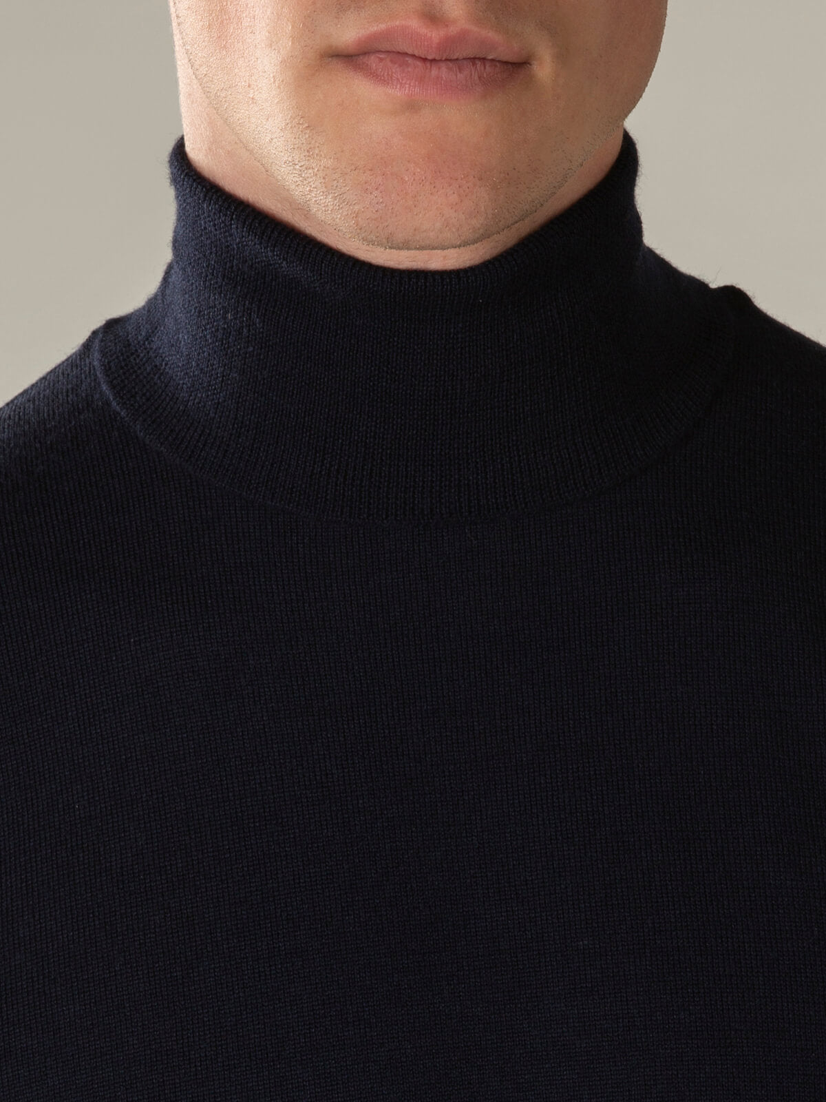 LeClub™ | Extrafine Merino Rollneck Navy