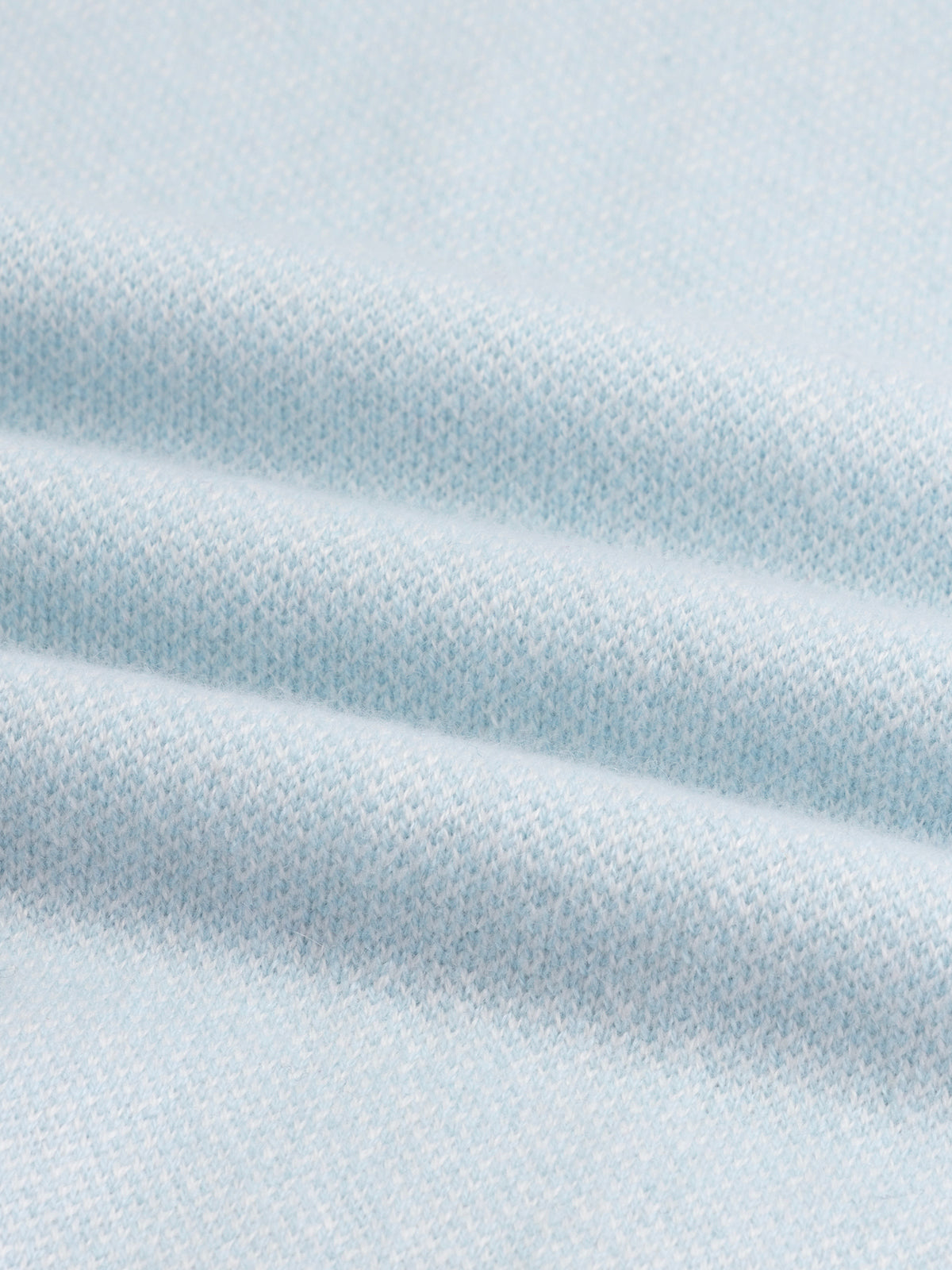 LeClub™ | Light Blue Jacquard Zipper Sweater