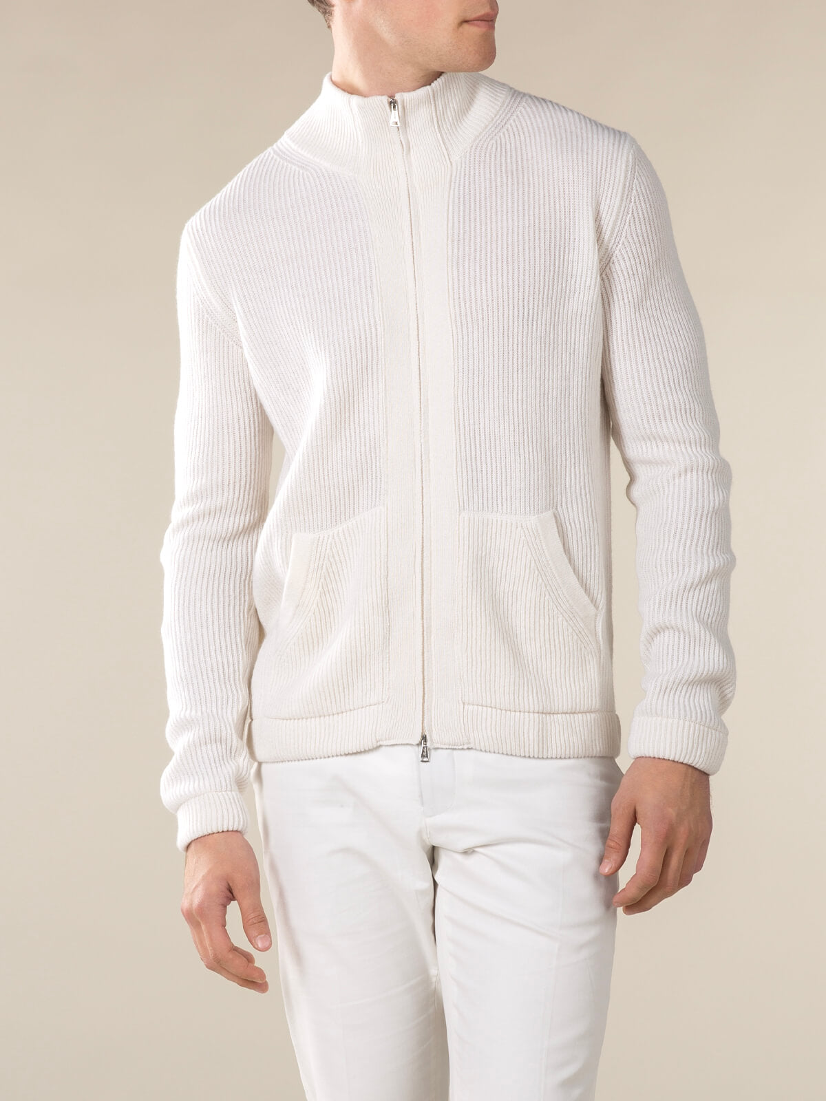 LeClub™ | Ivory Voyager Rib Vest