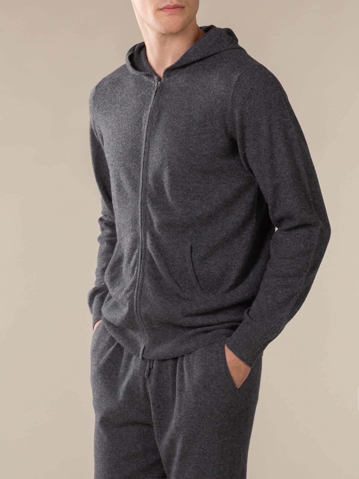 LeClub™ | Dark Grey Zipper Vest