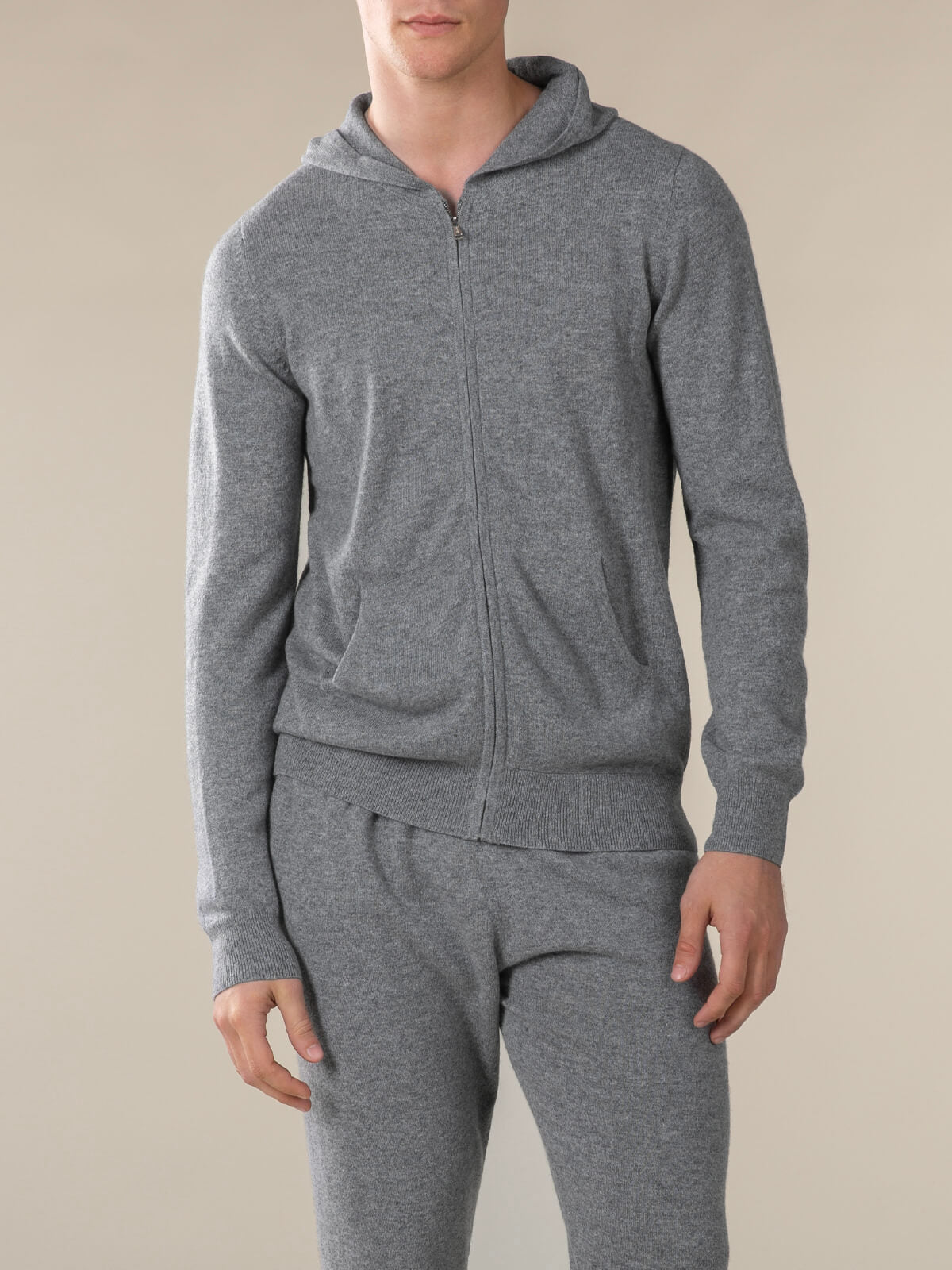 LeClub™ | Light Grey Zipper Vest