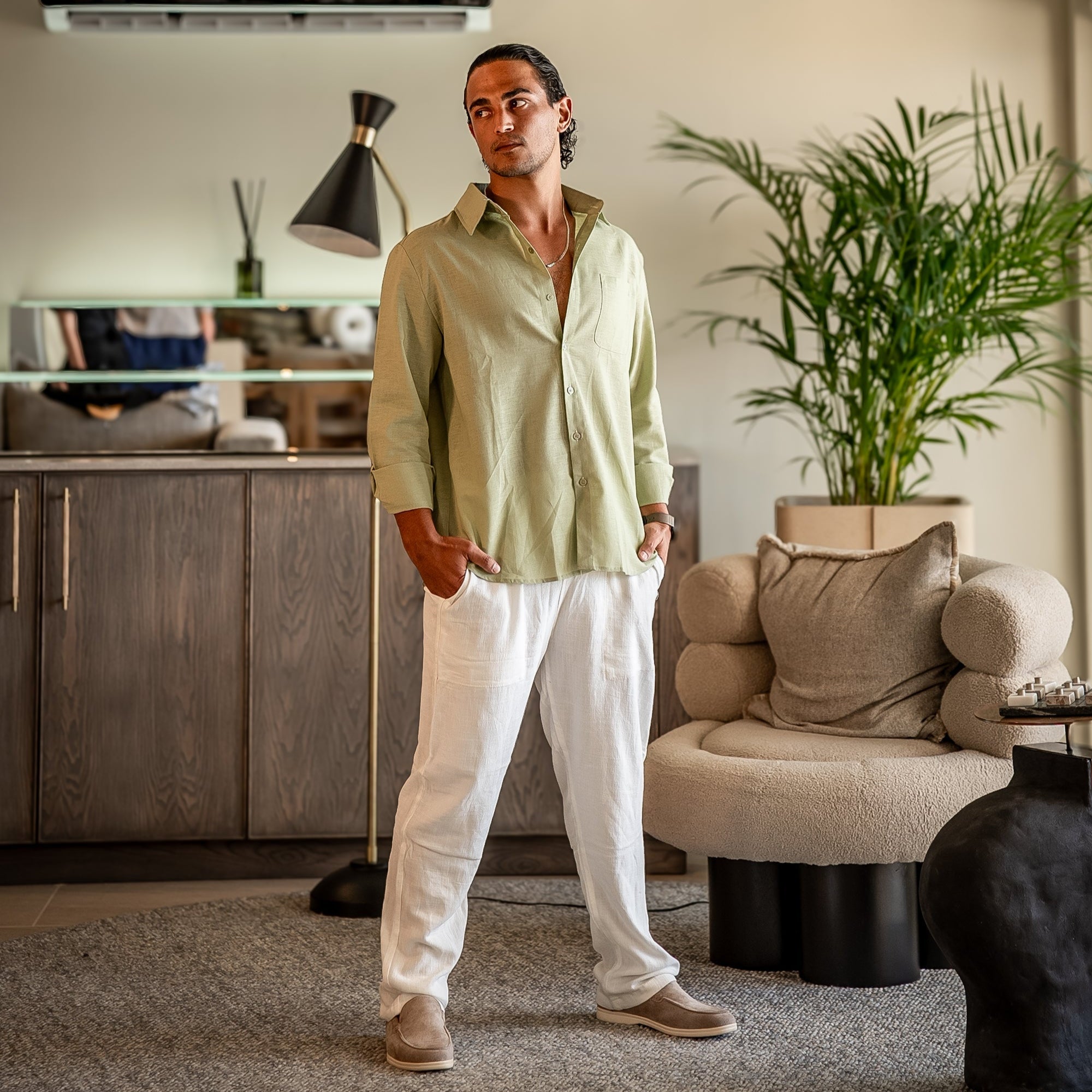 LeClub ™ | Linen Combo Longsleeve