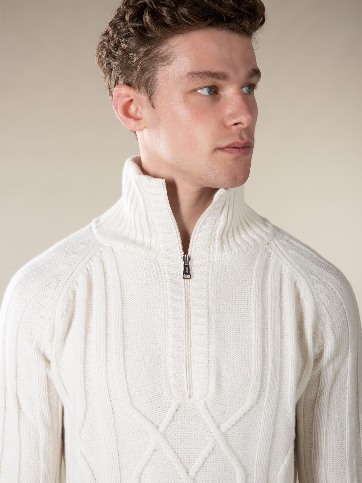 LeClub™ | Ivory Wintertime Sweater