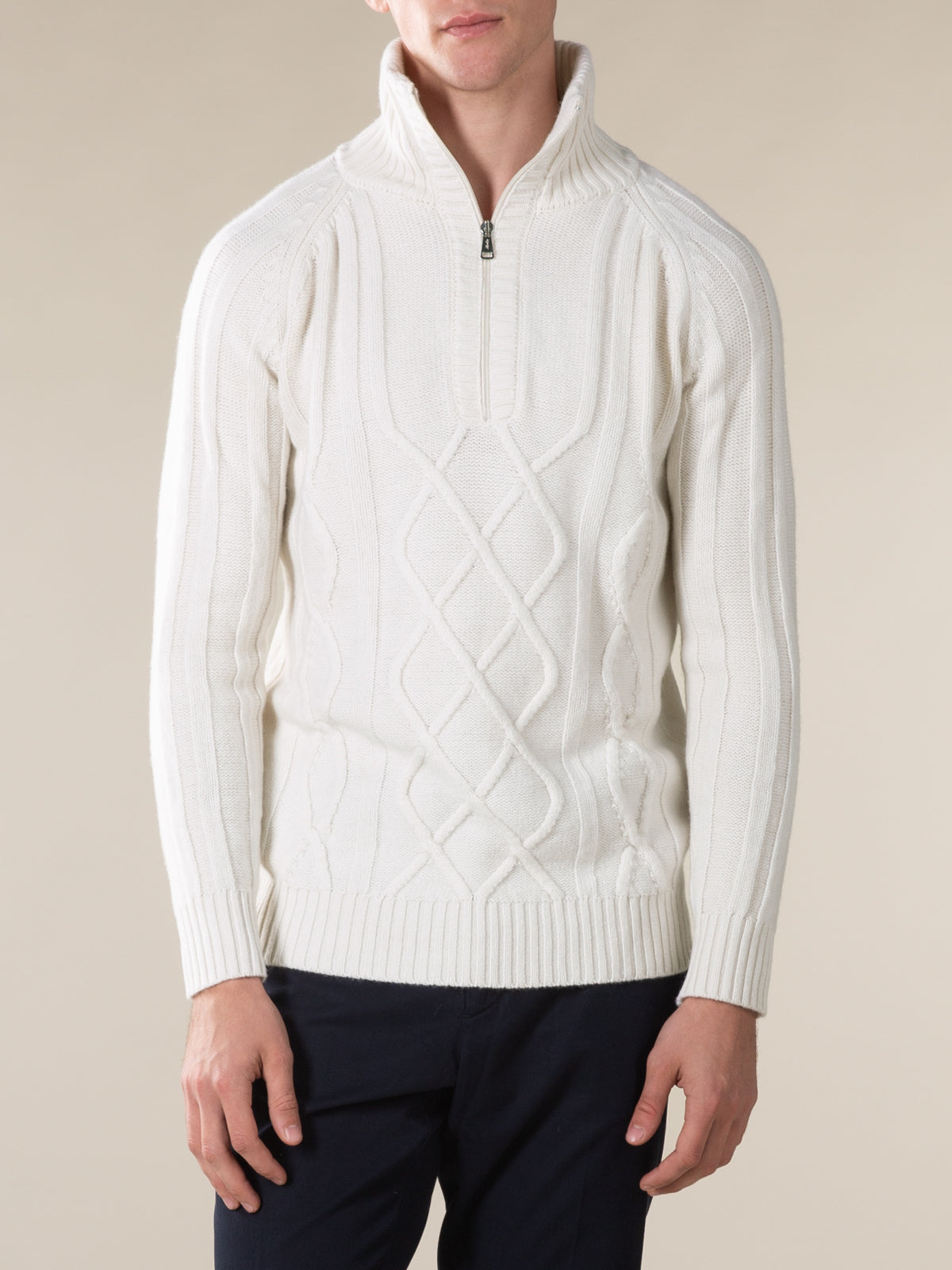 LeClub™ | Ivory Wintertime Sweater