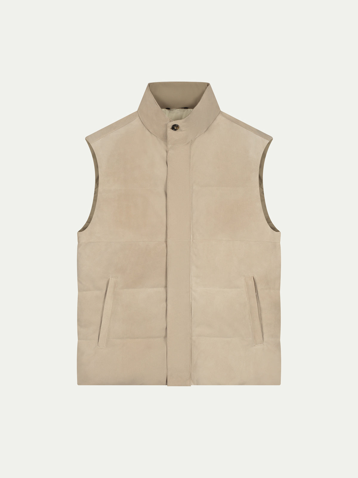 LeClub™ | Light Beige Suede AUR1 Body Warmer