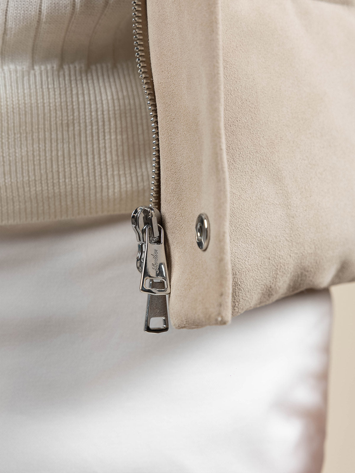 LeClub™ | Light Beige Suede AUR1 Body Warmer