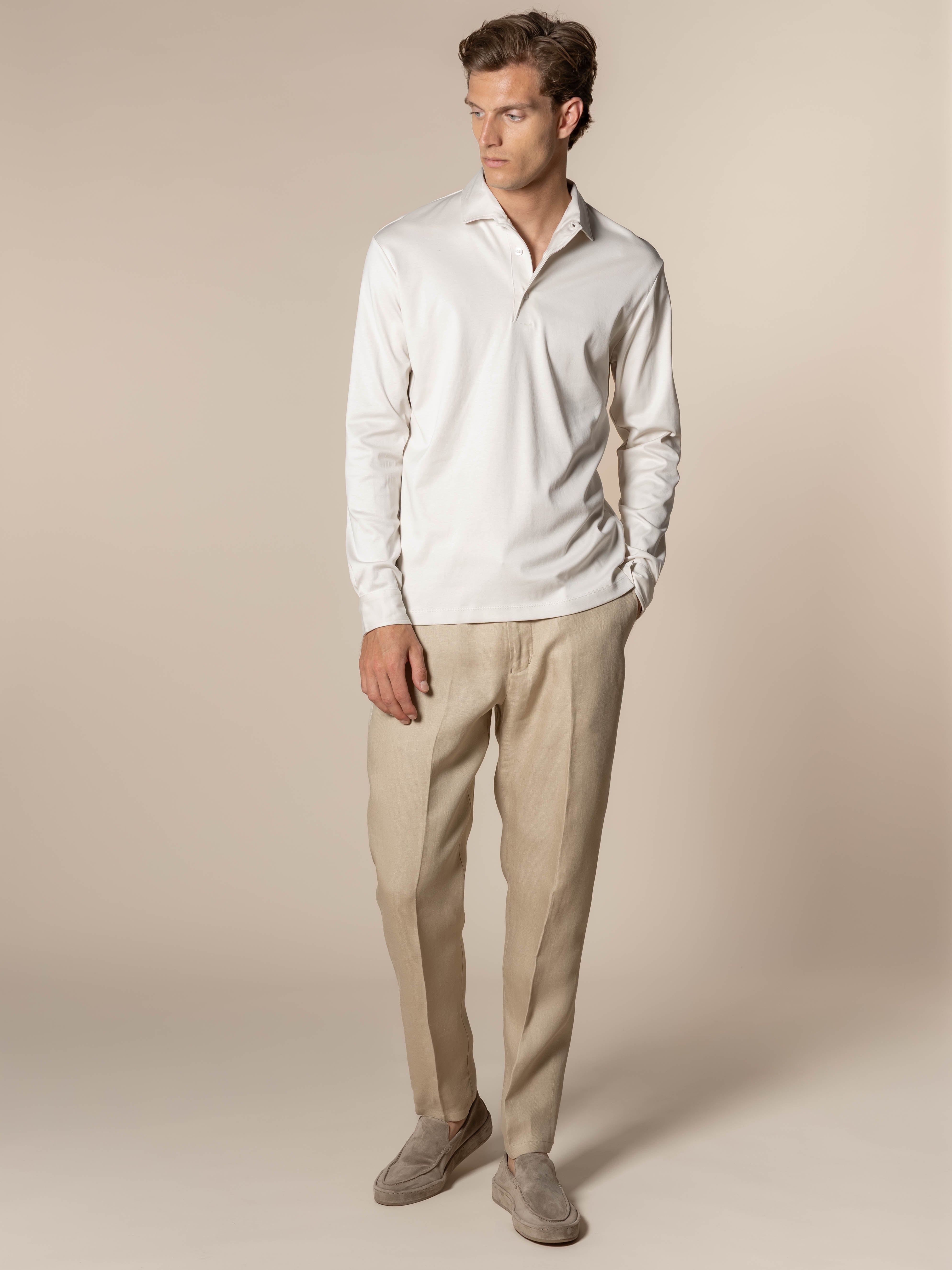 LeClub™ | Beige Linen Soleil Trousers
