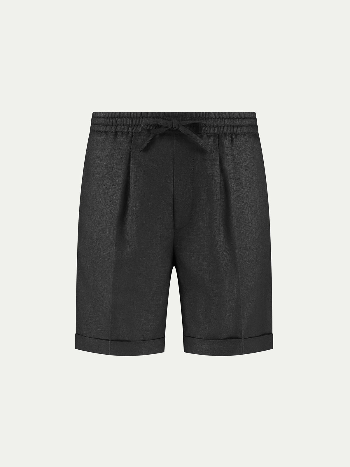 LeClub™ | Black Linen Seaside Shorts