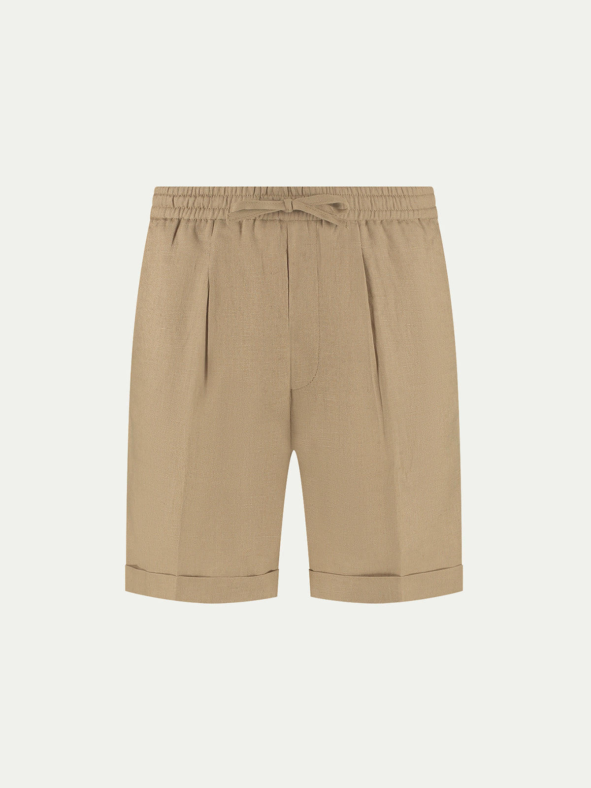 LeClub™ | Dark Taupe Linen Seaside Shorts