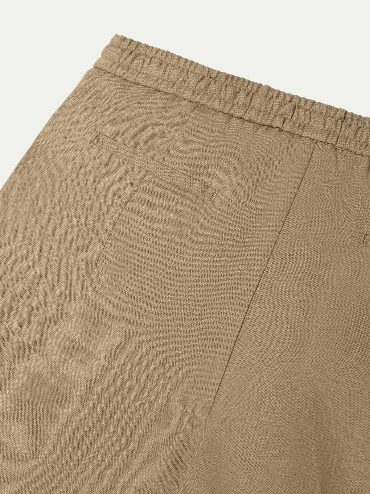 LeClub™ | Dark Taupe Linen Seaside Shorts