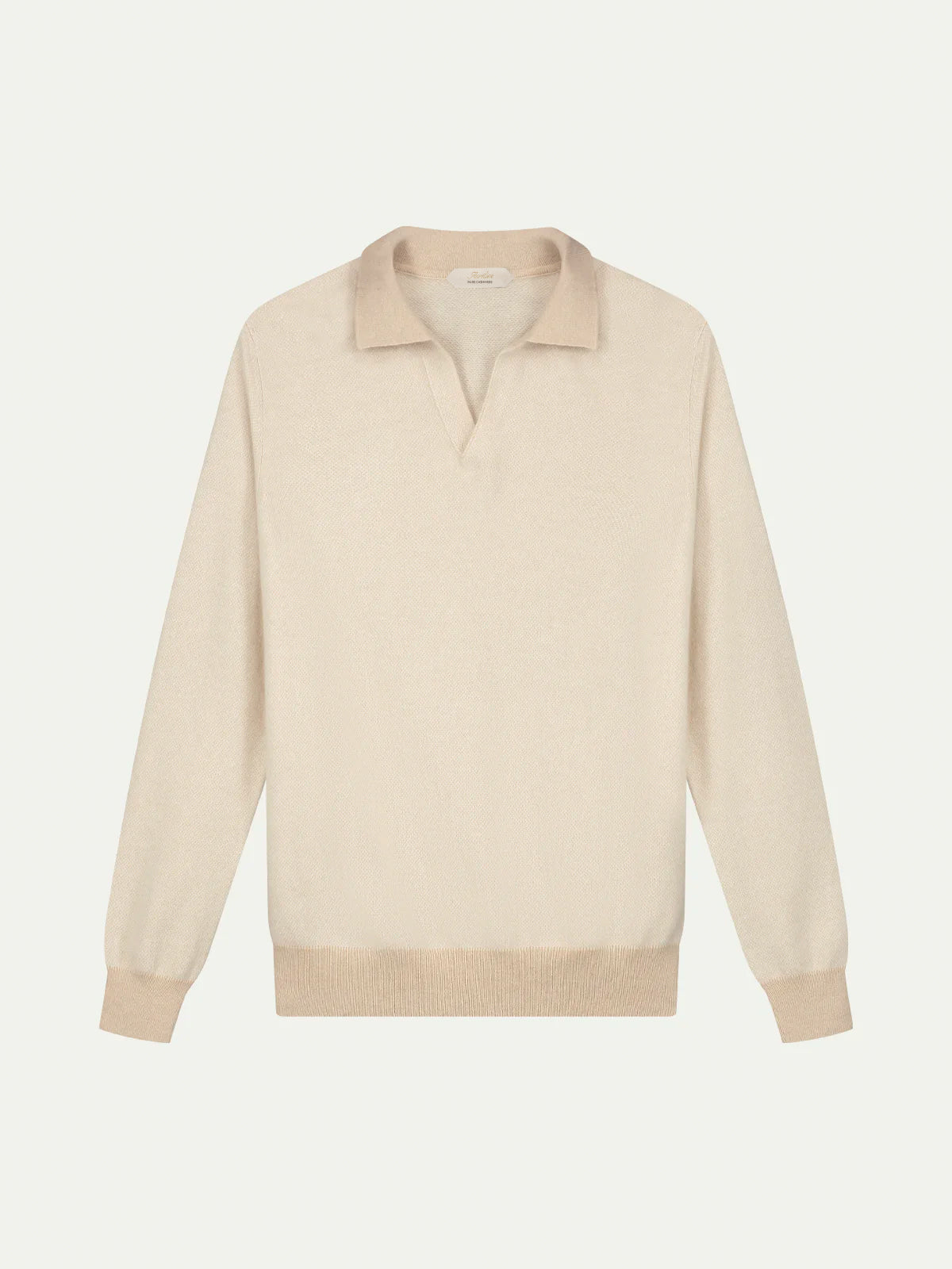 LeClub™ | Light Beige Jacquard Polo
