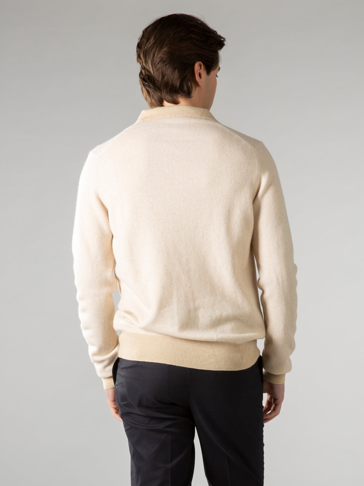 LeClub™ | Light Beige Jacquard Polo